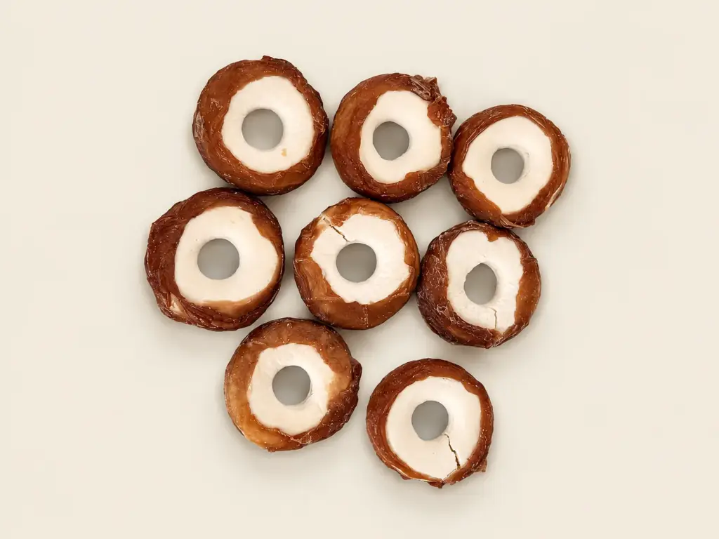 Duck Wrapped Goat Milk Biscuit Rings